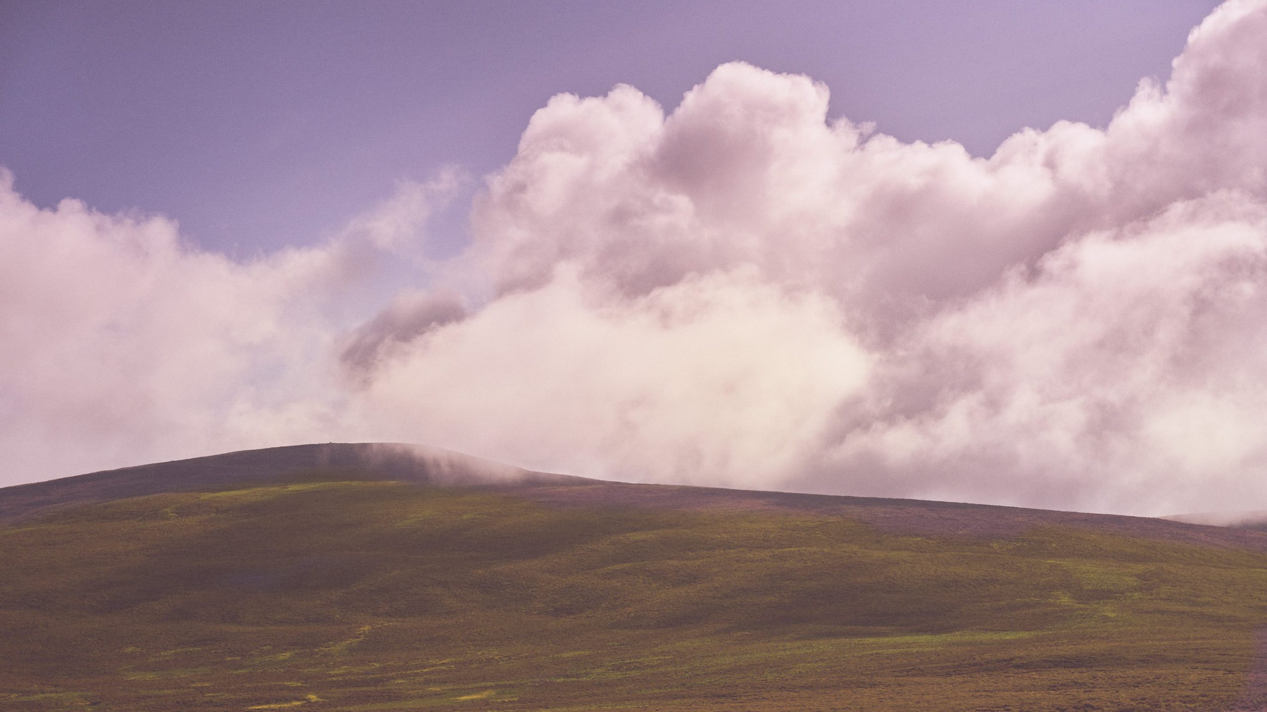 Daylight over a landscape of Speyside Scotland